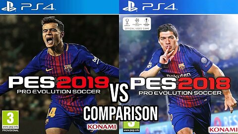 PES 2019 Vs PES 2018 PS4