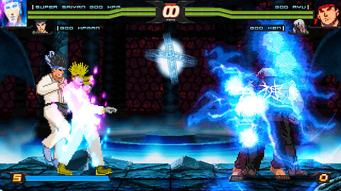 MUGEN - Super Saiyan God KFM & God KFMan vs. God Ryu & God Ken - Download