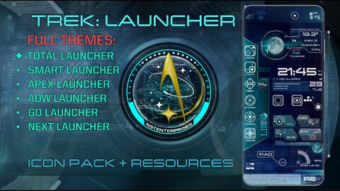 TREK: Launcher (Not official Star Trek, "LCARS" or affiliated with CBS or Paramount)