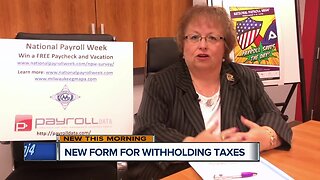 New form for withholding taxes