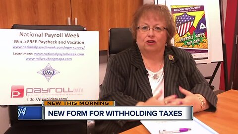 New form for withholding taxes