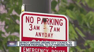 Detroit driver urging City Council to approve proposal to cut parking fines