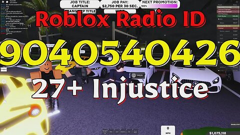 Injustice Roblox Radio Codes/IDs