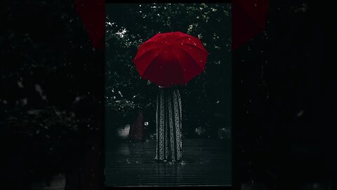 Relaxing Sound Of Rain On Umbrella || Good Sleep | Mind Relaxing | ASMR