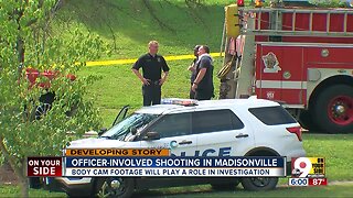 Cincinnati police shoot suspect 'armed with knife' near Madisonville park