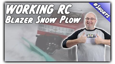 WORKING Custom '85 Chevy K5 Blazer RC Snow Plow #Short