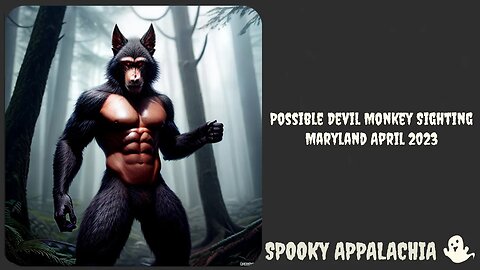 Possible Devil Monkey Sighting Maryland April 2023