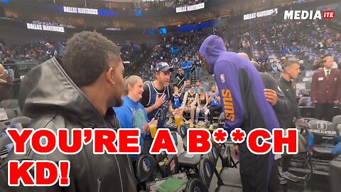 SHOCKING video shows Kevin Durant confronting fan who called him a B*TCH and this HAPPENS!