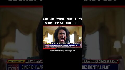 Gingrich Warns: Michelle's Secret Presidential Plot