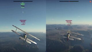 War Thunder - Bi-plane duo takes 3rd & 4th on their team in a close match