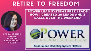 Power Lead Systems Free Leads How I Created 20 Leads And 3 Sales Over The Weekend