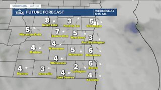 Cloudy Monday ahead, snow moves in during evening hours