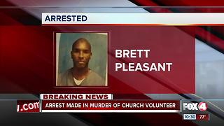 Arrest made in murder of North Fort Myers church volunteer
