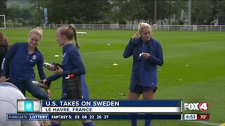 U.S. women take on Sweden in World Cup action Thursday