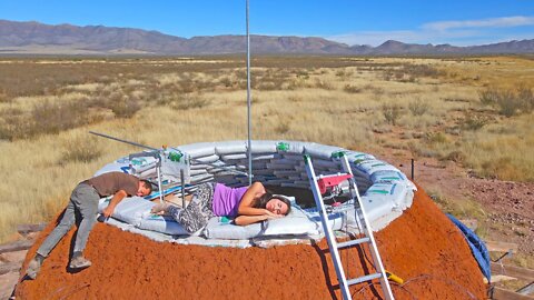 We're TIRED Of This! Building An Earthbag Dome Ain't Easy