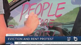 Eviction and rent protest