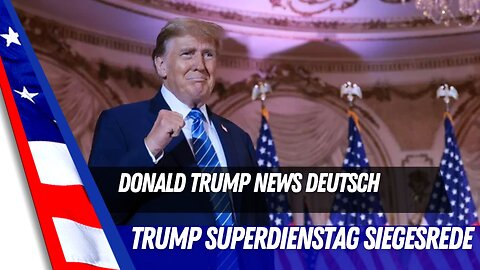 Trump Siegesrede am Super Tuesday.