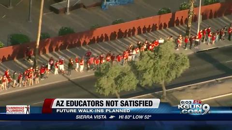 Arizona educators say they are not satisfied with Governor Ducey's wage increase plan