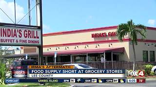 Food Supply Short at Grocery Stores after Hurricane Irma