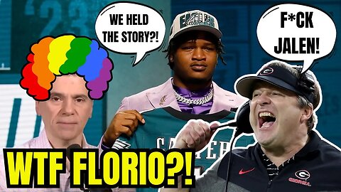 Mike Florio ADMITS PFT "WITHHELD" The FACT That Georgia Coaches BLASTED Jalen Carter?!