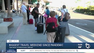 Biggest travel weekend since Pandemic