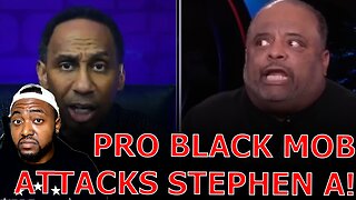 Stephen A Smith LOSES IT After Black Liberal Backlash For Claiming Black People Relate To Trump!