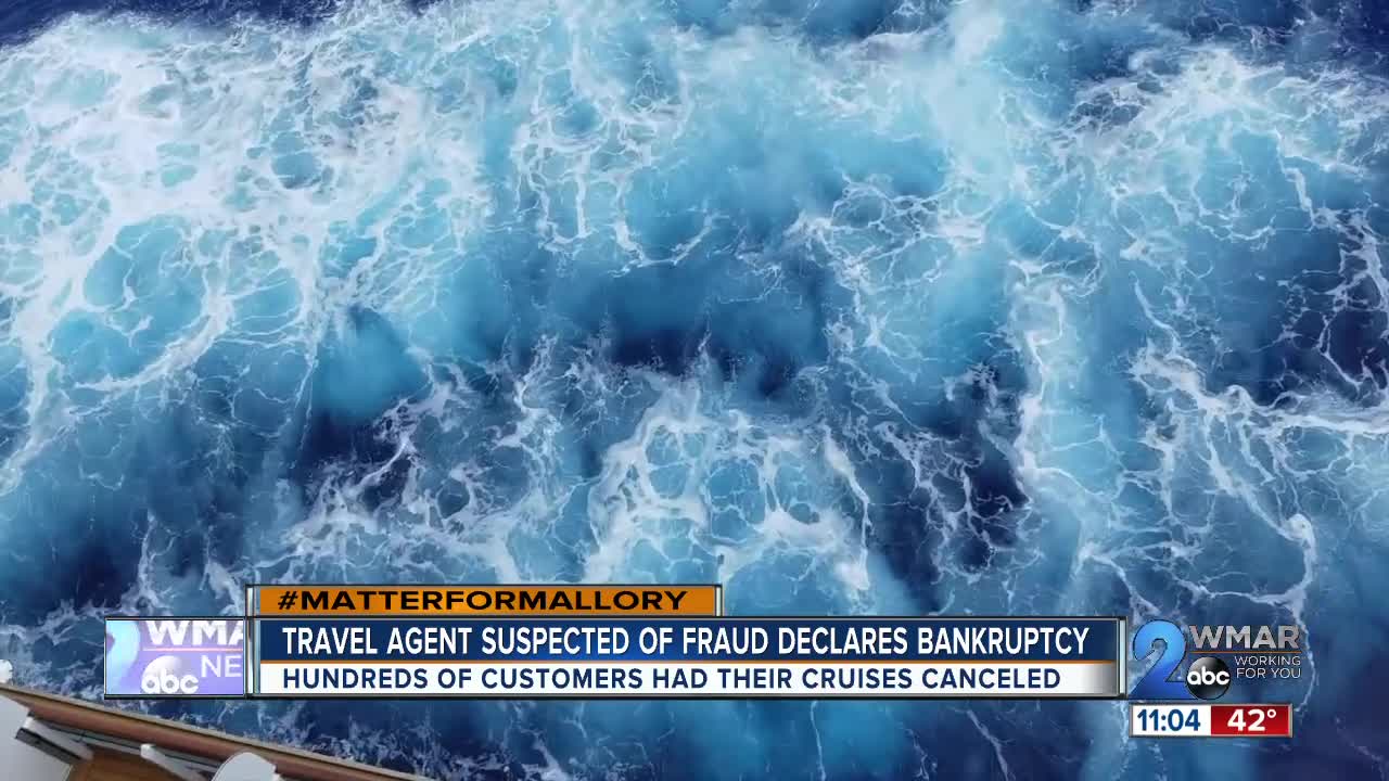 Travel agent suspected of fraud declares bankruptcy