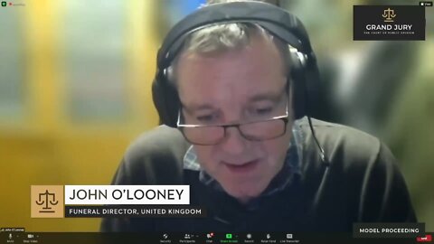 Grand Jury - 13/02/2022 - Jour 3 - M John O'Looney - Un croque-mort raconte ce qui lui est arrivé lors de son hospitalisation