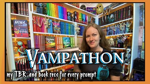 VAMPATHON: my TBR + book recs for every prompt ~ October readathon ~ recommendations