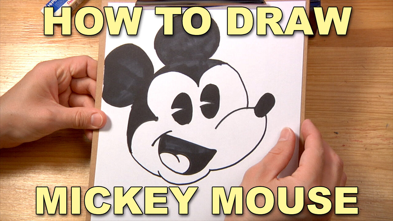 How to Draw Mickey Mouse Face | How to Draw Mickey Mouse Face | By Useful  DIY and Mixed FunFacebook