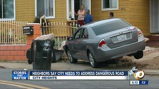 Neighbors say city needs to address dangerous roads