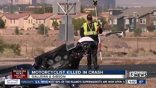 Motorcyclist killed in Henderson crash