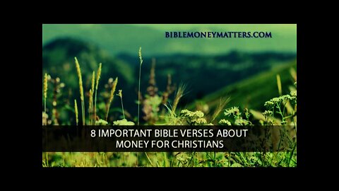 8 Important Bible Verses About Money For Christians