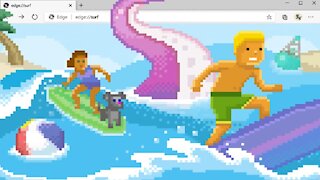 Microsoft Edge Surf Game