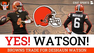 ALERT: Deshaun Watson TRADED To Cleveland Browns In BLOCKBUSTER NFL Trade | Cleveland Browns News