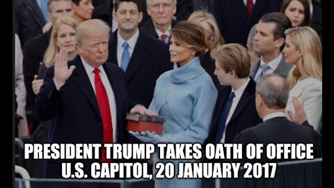President Trump Takes Oath of Office