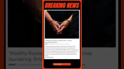 Breaking News: Wealthy Russian Businessman Arrested in UK for Money Laundering! | #shorts #news