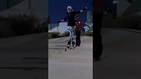 Freestyle Slalom Skating #skateweaver #shorts #viral