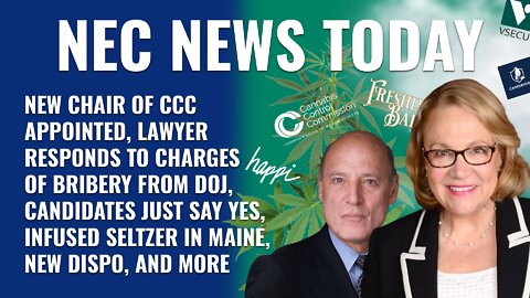 Meet Chair O'Brien, Lawyer responds to corruption charges, Candidates say yes, Maine's Happi seltzer
