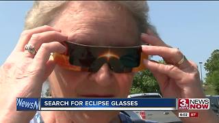 People rushing to get eclipse glasses