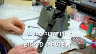 CVlife heavy duty picatinny bipod new product review