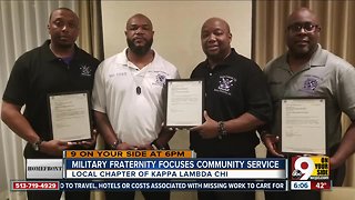 Military fraternity focuses community service