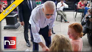 WATCH: Biden Creeps on Ice Cream Parlor Owner’s Daughters