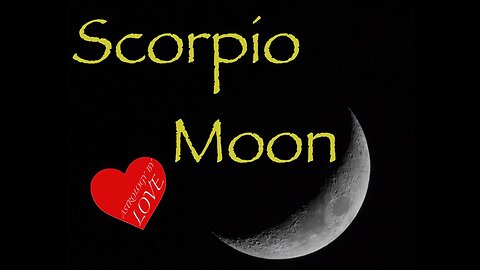 Astrology Scorpio Moon in the natal chart and the stars influencing