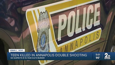 Teen killed in double shooting in Annapolis