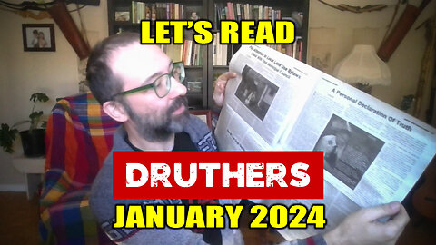 Let's Read Druthers! Absurdity Observer, Issue #38, January 2024