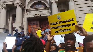 SOUTH AFRICA - Durban - City Hall protest (Videos) (jPs)