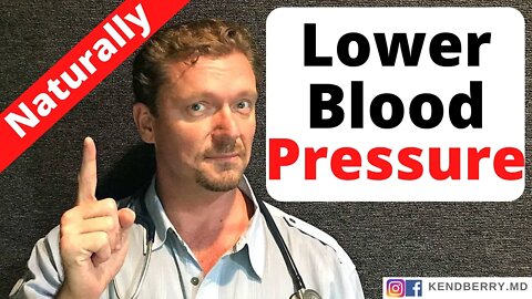 How to Lower HIGH BLOOD PRESSURE Naturally
