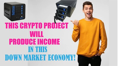 This Crypto Project will Produce Income in this Down Market Economy!