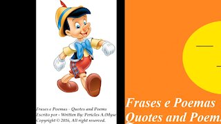 You live lying, Pinocchio... [Quotes and Poems]